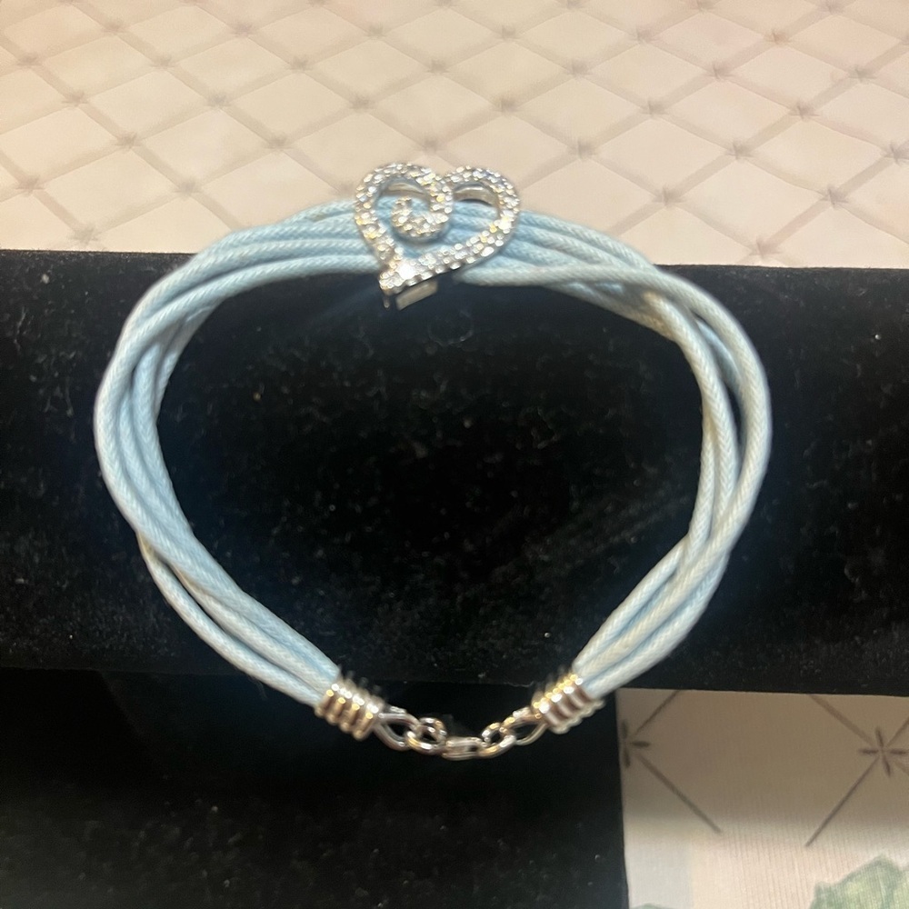 Elegant Silver‎ Heart Bracelet